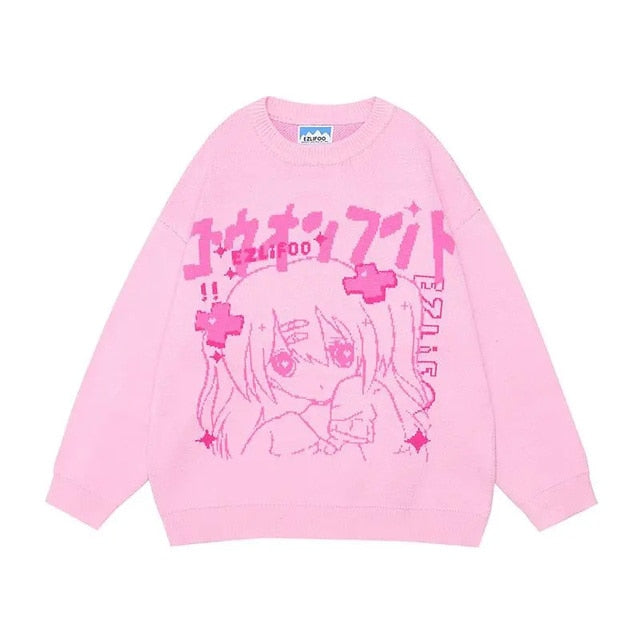 Oversized Y2K Harajuku Sweater
