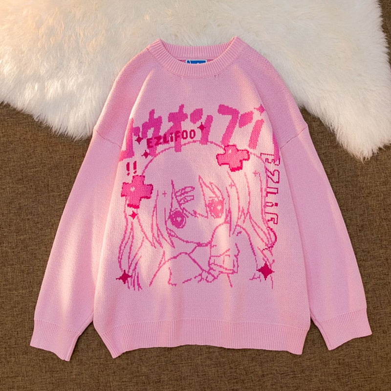 Oversized Y2K Harajuku Sweater