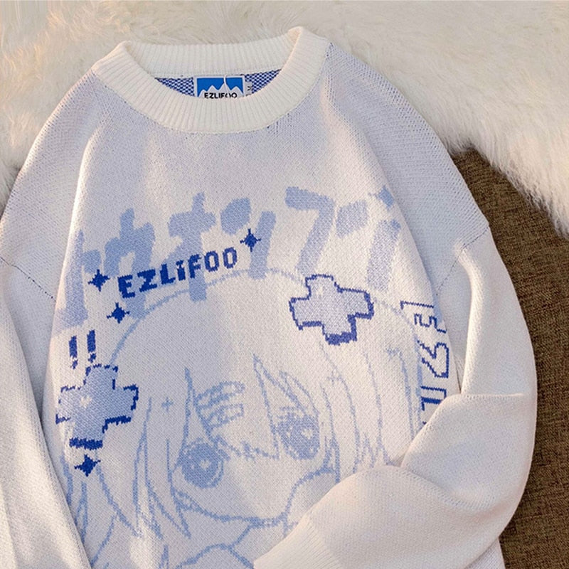 Oversized Y2K Harajuku Sweater