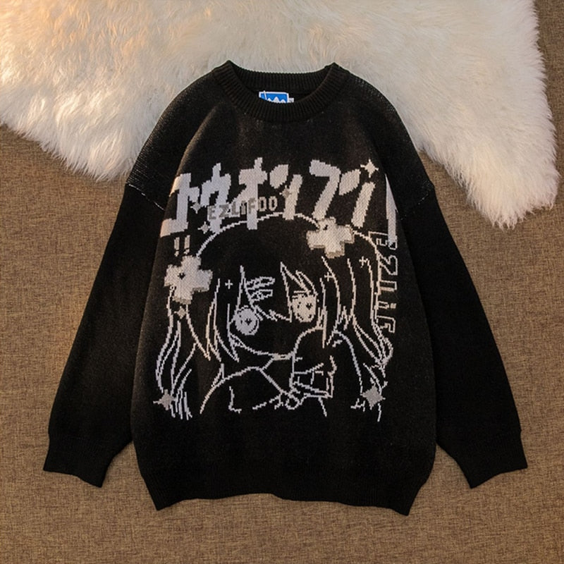 Oversized Y2K Harajuku Sweater