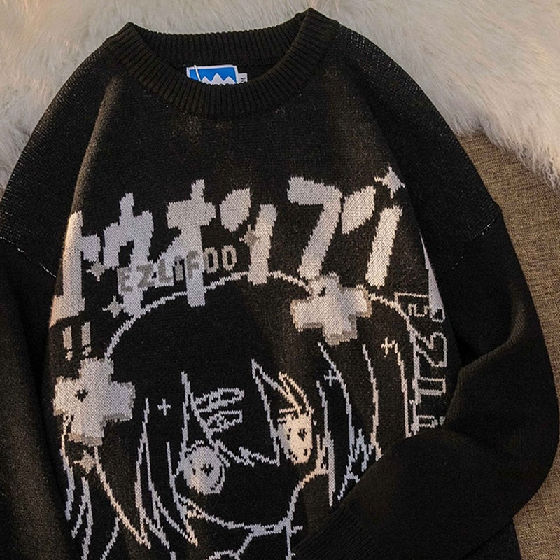 Oversized Y2K Harajuku Sweater