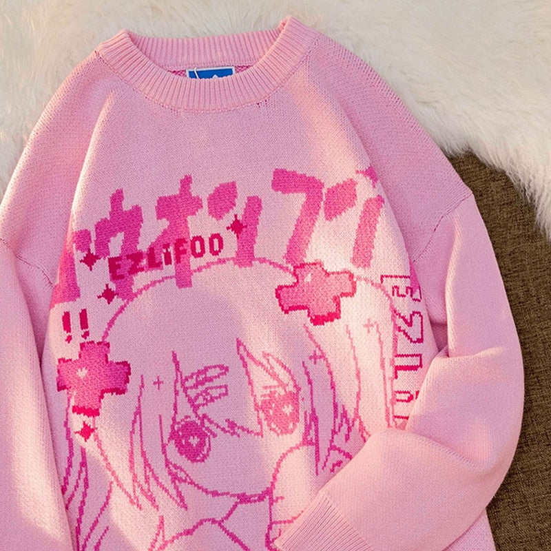 Oversized Y2K Harajuku Sweater