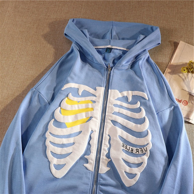 Y2K Skeleton Hoodies
