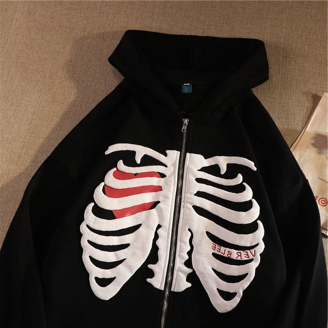Y2K Skeleton Hoodies