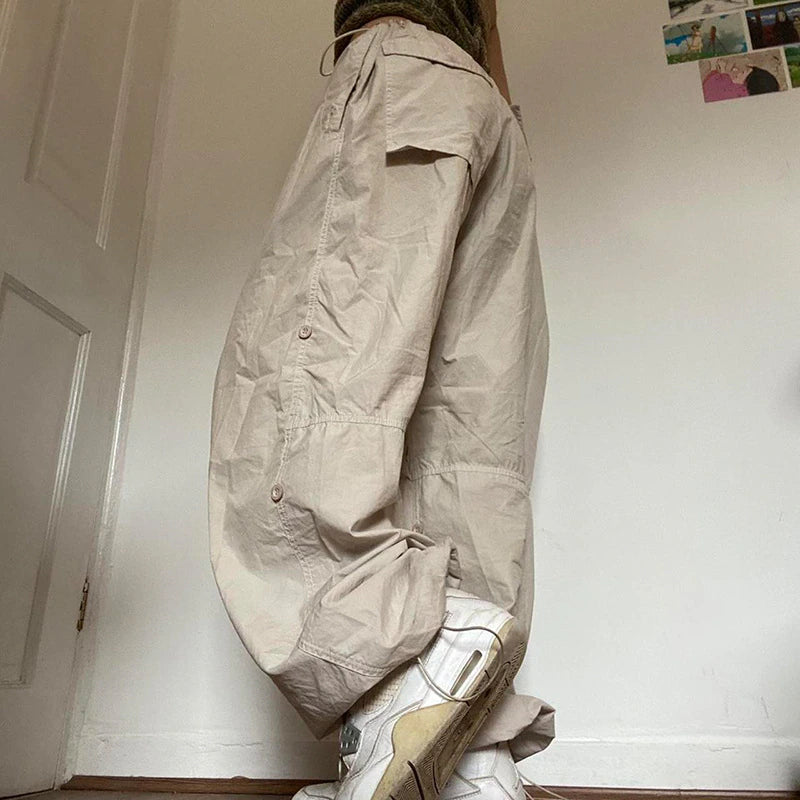 Low Rise Cargo Pants